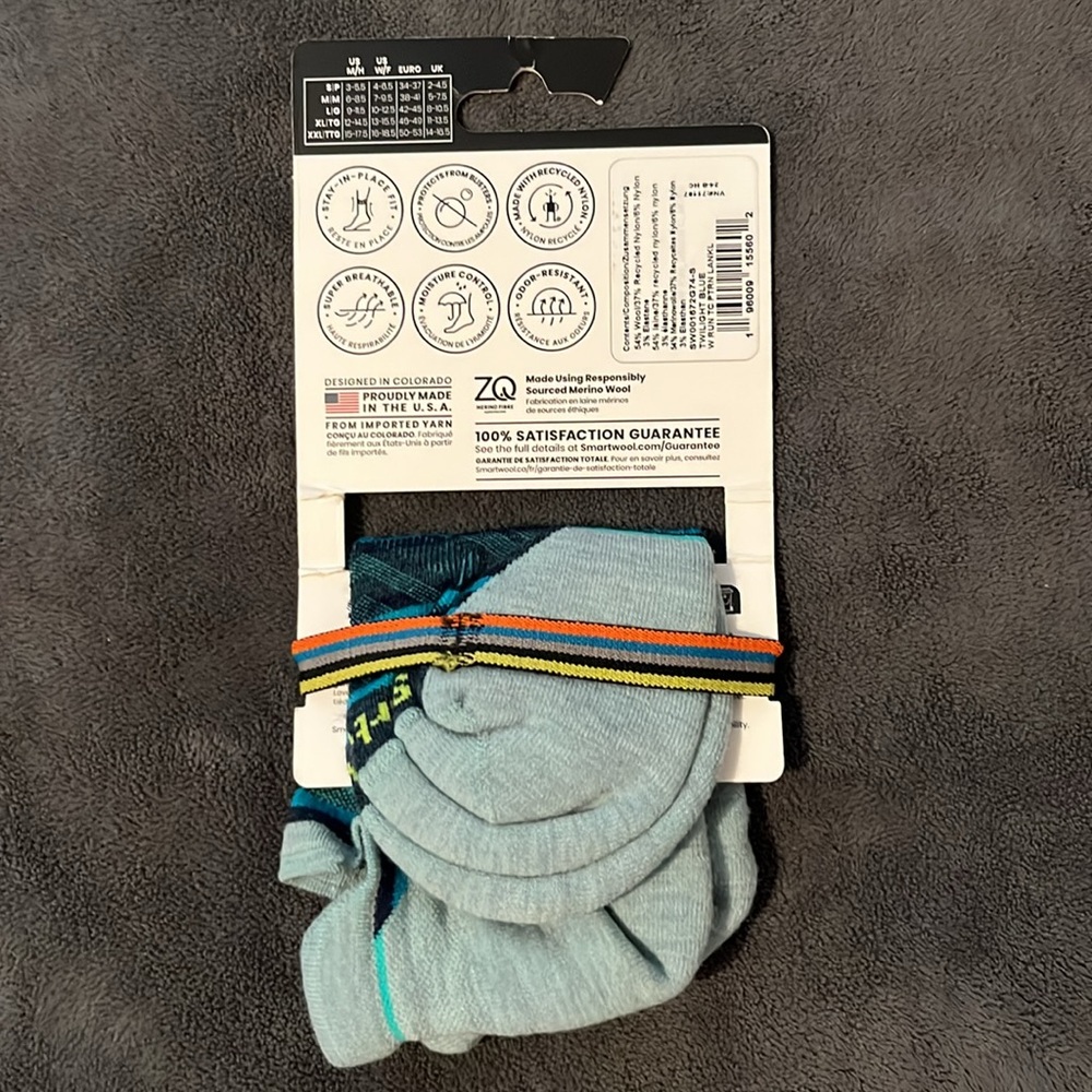 Smartwool RUN Women’s Athletic Socks - Small 🏃🏻‍♀️ - Picture 3 of 6